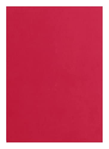 Clairefontaine 48138C Packung mit 50 Blatt Pollen, DIN A4, 210 x 297 mm, 120g, Kirschrot von Clairefontaine