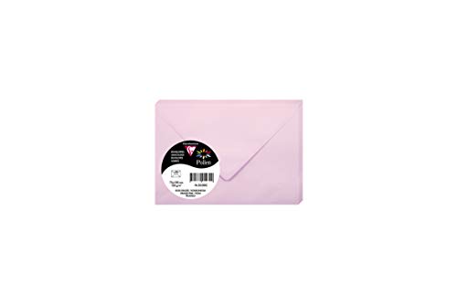 Clairefontaine 5530C - Packung mit 20 Umschlägen Pollen 7,5x10 cm, 120g, gefüttert, ideal für Einladungen und Korrespondenz, Premium glattes Papier, Zartrosa, 1 Pack Clairefontaine 5530C - Packung mit 20 Umschlägen Pollen 7,5x10 cm, 120g, gefüttert, ideal für Einladungen und Korrespondenz, Premium glattes Papier, Zartrosa, 1 Pack von Clairefontaine