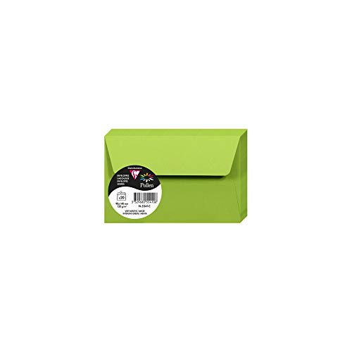 Clairefontaine 5541C - Packung mit 20 Umschläge Pollen, 90 x 140 mm, 120g, ideal für Einladungen und Korrespondenz, Minze, 1 Pack Clairefontaine 5541C - Packung mit 20 Umschläge Pollen, 90 x 140 mm, 120g, ideal für Einladungen und Korrespondenz, Minze, 1 Pack von Clairefontaine