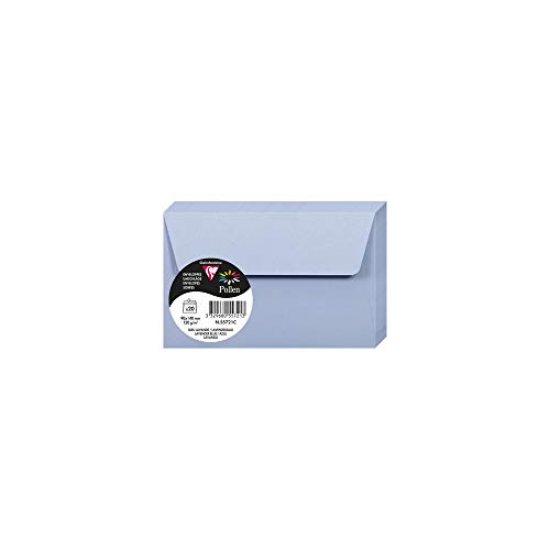 Clairefontaine 55721C - Packung mit 20 Umschläge Pollen, 90 x 140 mm, 120g, ideal für Einladungen und Korrespondenz, Lavendelblau, 1 Pack Clairefontaine 55721C - Packung mit 20 Umschläge Pollen, 90 x 140 mm, 120g, ideal für Einladungen und Korrespondenz, Lavendelblau, 1 Pack von Clairefontaine