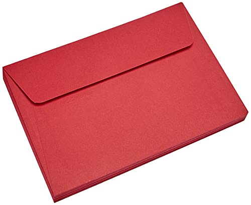 Clairefontaine 5586C - Packung mit 20 Umschläge Pollen, Format C6, 114 x 162mm, 120g, ideal für Korrespondenz und Einladungen, Kirschrot, 1 Pack Clairefontaine 5586C - Packung mit 20 Umschläge Pollen, Format C6, 114 x 162mm, 120g, ideal für Korrespondenz und Einladungen, Kirschrot, 1 Pack von Clairefontaine