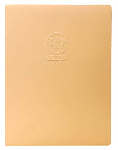 Clairefontaine 60336C Skizzenheft Crok'Book (160g, weiß, 20 Blatt, 29,7 x 42 cm, ideal zum Skizzieren, Notieren oder Zeichnen) 1 Stück farbig sortiert von Clairefontaine