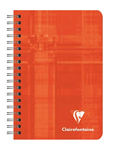 Clairefontaine 68592C - Packung mit 10 Notizbücher mit Spiralbindung, 9 x 14 cm, kariert, 90 g, 50 Blatt, farbig sortiert, 1 Pack von Clairefontaine