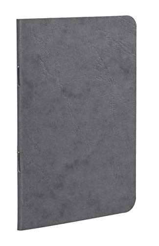 Clairefontaine 734165C Heft AgeBag (9 x 14 cm, Taschenformat, ideal für unterwegs, liniert, 48 Blatt) 1 Stück grau von Clairefontaine