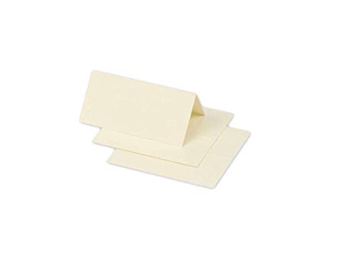 Clairefontaine 75017C Packung mit 25 Tischaufsteller Pollen, 85x80 mm, gefaltet, Elfenbein Clairefontaine 75017C Packung mit 25 Tischaufsteller Pollen, 85x80 mm, gefaltet, Elfenbein von Clairefontaine