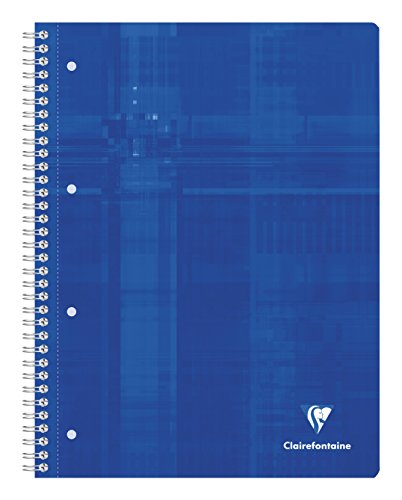 Clairefontaine 8258C Collegeblock (A4, kariert, 160 Seiten) 1 Stück blau von Clairefontaine