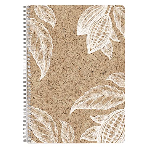 Clairefontaine 83544C - Notizheft Cocoa Motiv, mit Doppelspirale, DIN A4, 21x29,7cm, 74 Blatt liniert mit Rand, 1 Stück, Motive sortiert von Clairefontaine