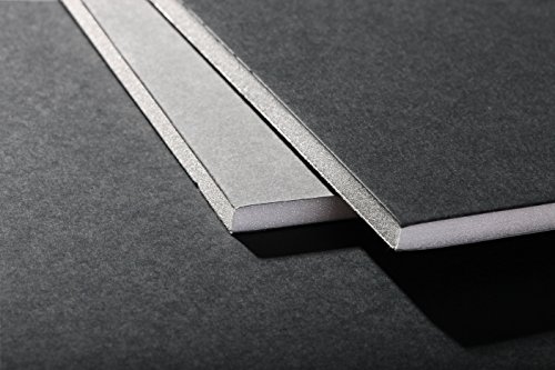 Clairefontaine 93625C Packung (mit 10 Schaumkartons, DIN A1, 59 x 84 cm, 5 mm, ideal für Modellieren und Dekorationsarbeiten, leicht und einfach zu bearbeiten, chlorfrei) 10er Pack grau / schwarz von Clairefontaine