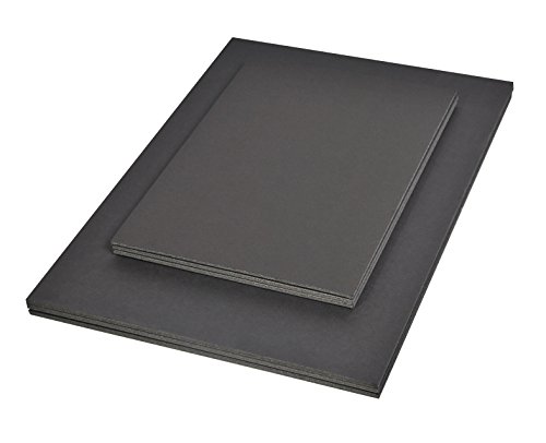 Clairefontaine 93646C Packung (mit 20 Schaumkartons, DIN A4, 21 x 29,7 cm, 5 mm, ideal für Modellieren und Dekorationsarbeiten, leicht und einfach zu bearbeiten, chlorfrei) 20er Pack schwarz von Clairefontaine