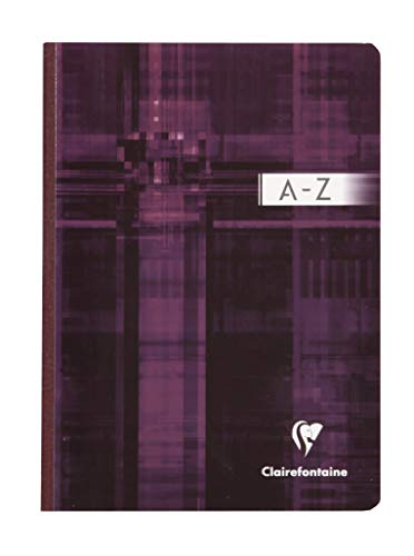 Clairefontaine 9549C - Packung mit 5 Kladden/Adressbuch DIN A5 mit Softcover, 96 Blatt kariert 90g, farbig sortiert, 1 Pack von Clairefontaine