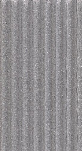 Clairefontaine 95676C - Rolle Wellpappe 50x70cm, 300g, ideal für Bastelprojekt, Silber, 1 Rolle von Clairefontaine
