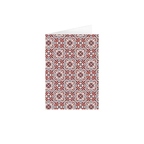 Clairefontaine 97318C Packung mit 6 Karten und 6 Umschläge (in 2 Designs, ideal für Ihre persönliche Nachrichten) 1 Pack keramik von Clairefontaine