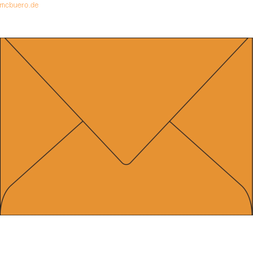 Clairefontaine Briefumschlag C5 120g/qm clementine VE=20 Stück von Clairefontaine