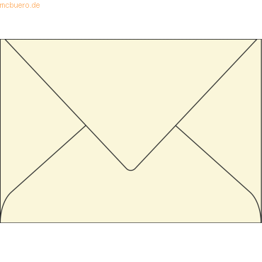 Clairefontaine Briefumschlag C5 120g/qm elfenbein VE=20 Stück von Clairefontaine