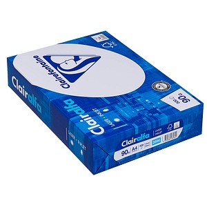 Clairefontaine Kopierpapier Clairalfa DIN A4 90 g/qm 500 Blatt von Clairefontaine