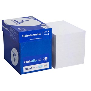 Clairefontaine Kopierpapier Laser2800 DIN A4 80 g/qm 2.500 Blatt Maxi-Box von Clairefontaine
