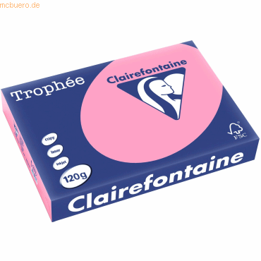 5 x Clairefontaine Kopierpapier Trophee A4 120g/qm VE=250 Blatt hecken von Clairefontaine