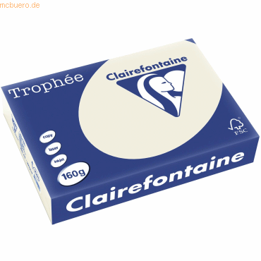 4 x Clairefontaine Kopierpapier Trophee A4 160g/qm VE=250 Blatt perlgr 4 x Clairefontaine Kopierpapier Trophee A4 160g/qm VE=250 Blatt perlgr von Clairefontaine