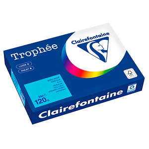 Clairefontaine Kopierpapier Trophée blau DIN A4 120 g/qm 250 Blatt Clairefontaine Kopierpapier Trophée blau DIN A4 120 g/qm 250 Blatt von Clairefontaine