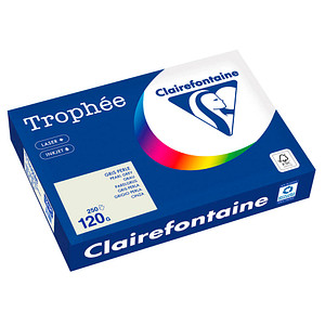 Clairefontaine Kopierpapier Trophée grau DIN A4 120 g/qm 250 Blatt von Clairefontaine