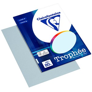 Clairefontaine Kopierpapier Trophée hellblau DIN A4 80 g/qm 100 Blatt von Clairefontaine