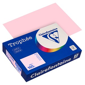 Clairefontaine Kopierpapier Trophée rosa DIN A4 160 g/qm 250 Blatt Clairefontaine Kopierpapier Trophée rosa DIN A4 160 g/qm 250 Blatt von Clairefontaine