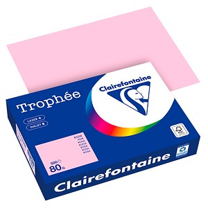 Clairefontaine Kopierpapier Trophée rosa DIN A4 80 g/qm 500 Blatt Clairefontaine Kopierpapier Trophée rosa DIN A4 80 g/qm 500 Blatt von Clairefontaine