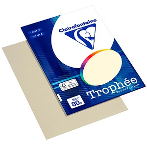 Clairefontaine Kopierpapier Trophée sand DIN A4 80 g/qm 100 Blatt Clairefontaine Kopierpapier Trophée sand DIN A4 80 g/qm 100 Blatt von Clairefontaine