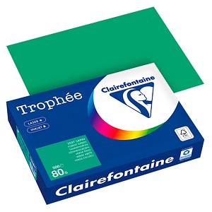 Clairefontaine Kopierpapier Trophée tannengrün DIN A4 80 g/qm 500 Blatt Clairefontaine Kopierpapier Trophée tannengrün DIN A4 80 g/qm 500 Blatt von Clairefontaine