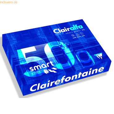 Clairefontaine Kopierpapier smart A4 50g/qm VE=500 Blatt weiß von Clairefontaine