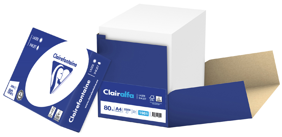 Clairefontaine Multifunktionspapier, A4, 80 g/qm, Smartpack von Clairefontaine