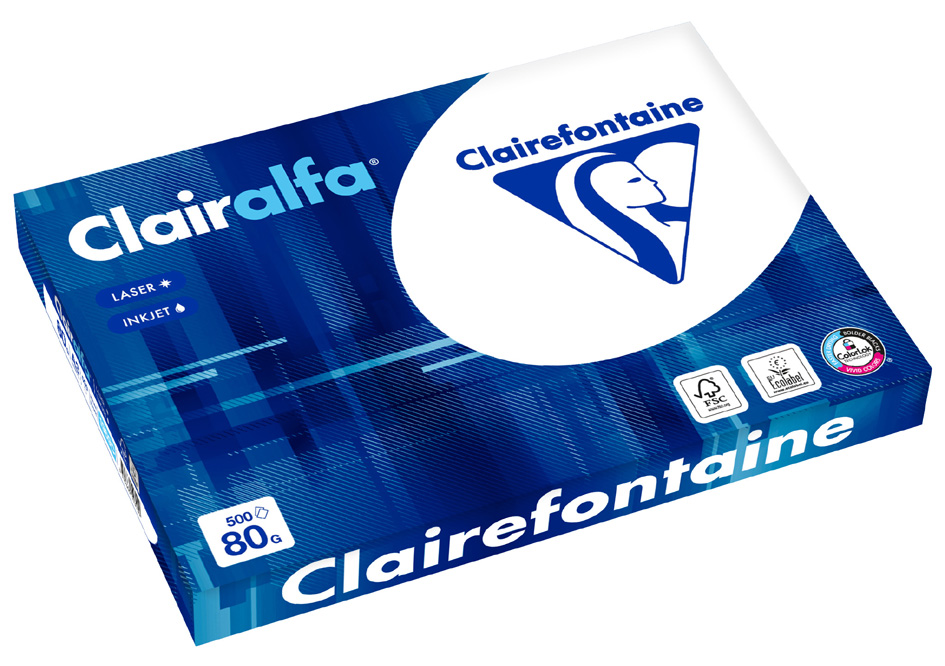 Clairefontaine Multifunktionspapier, DIN A3, extra weiß von Clairefontaine