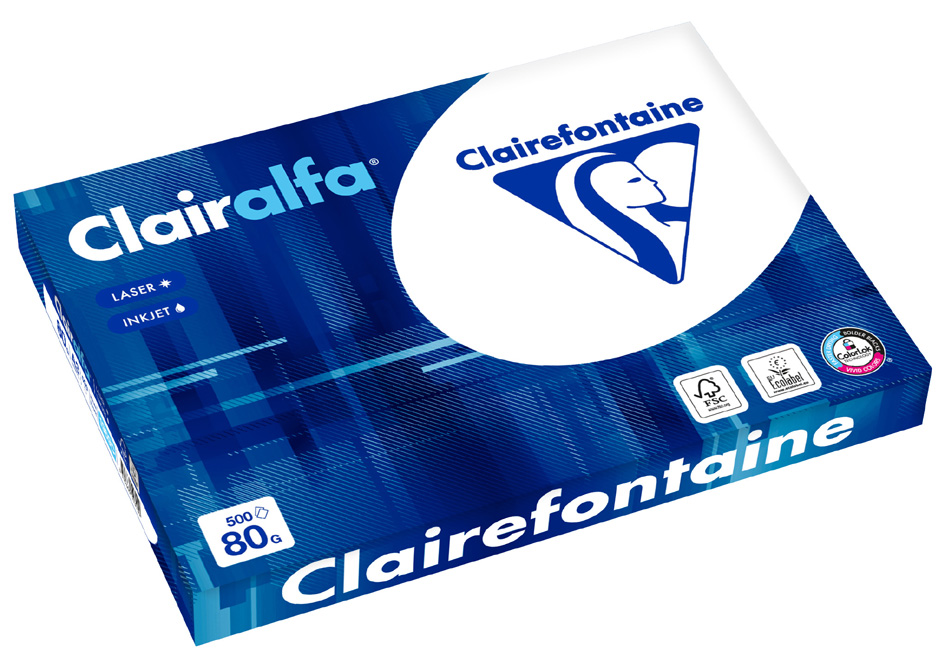 Clairefontaine Multifunktionspapier, DIN A3, extra weiß Clairefontaine Multifunktionspapier, DIN A3, extra weiß von Clairefontaine