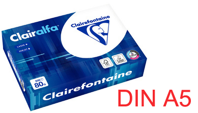 Clairefontaine Multifunktionspapier, DIN A5, extra weiß von Clairefontaine