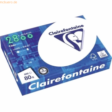 Clairefontaine Multifunktionspapier CL 2800 Laser A4 80 g/qm weiß VE=5 von Clairefontaine