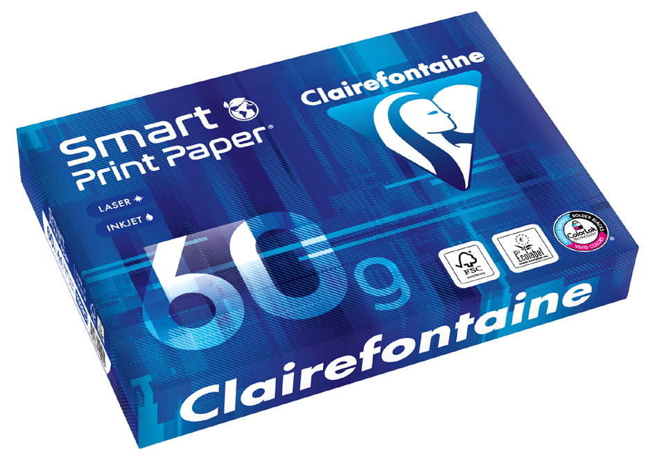 Clairefontaine Multifunktionspapier Clairmail, A4, weiß von Clairefontaine