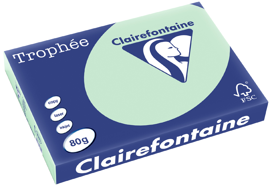 Clairefontaine Multifunktionspapier Trophée, A3, aprikose von Clairefontaine