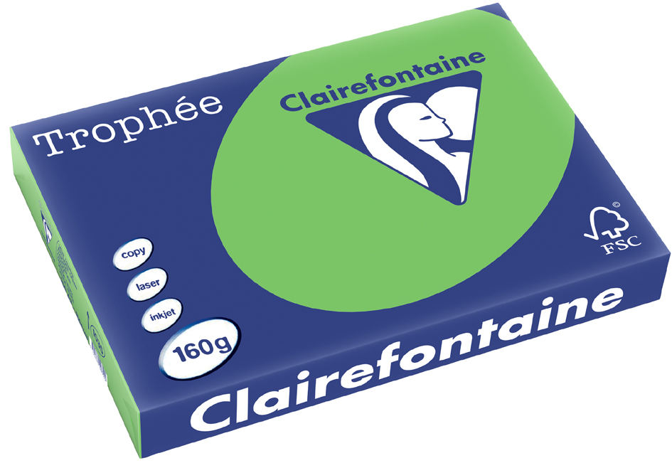 Clairefontaine Multifunktionspapier Trophée, A3, blau von Clairefontaine