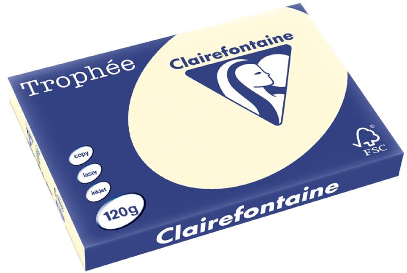Clairefontaine Multifunktionspapier Trophée, A3, gelb von Clairefontaine