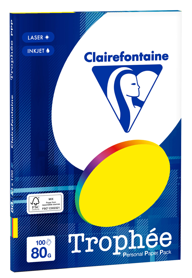 Clairefontaine Multifunktionspapier Trophée, A4, Intensiv- von Clairefontaine