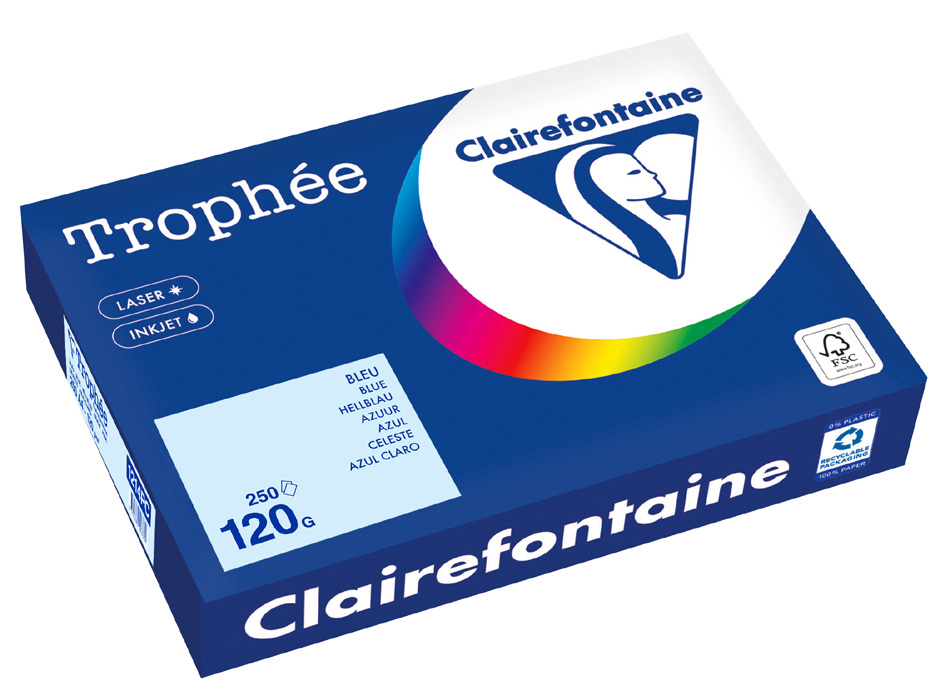 Clairefontaine Multifunktionspapier Trophée, A4, gelb von Clairefontaine