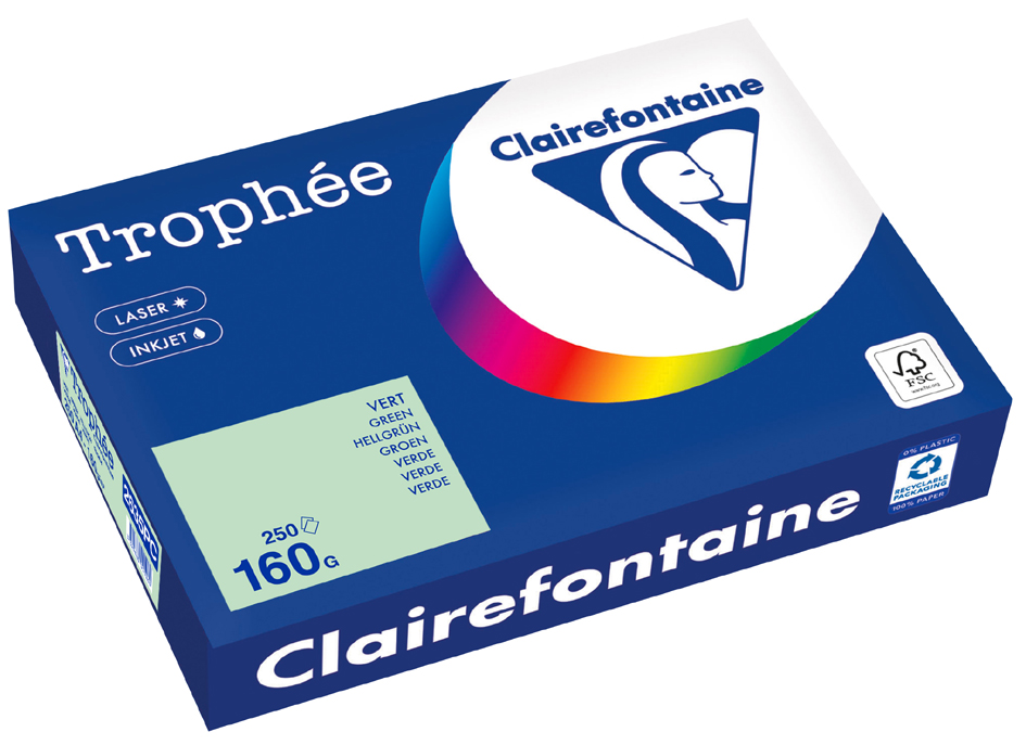 Clairefontaine Multifunktionspapier Trophée, A4, grau Clairefontaine Multifunktionspapier Trophée, A4, grau von Clairefontaine