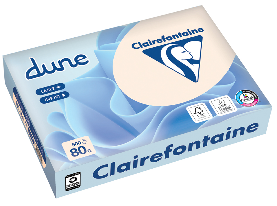 Clairefontaine Multifunktionspapier dune, DIN A3, 100 g/qm Clairefontaine Multifunktionspapier dune, DIN A3, 100 g/qm von Clairefontaine