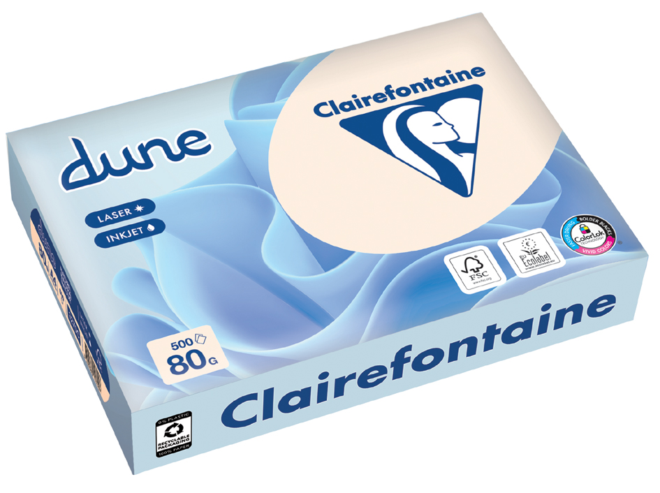 Clairefontaine Multifunktionspapier dune, DIN A4, 160 g/qm von Clairefontaine