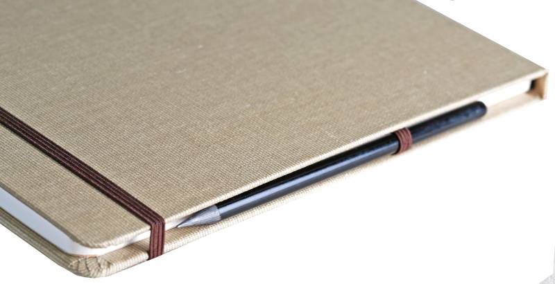 Clairefontaine Skizzenheft Goldline Travel, DIN A5, beige von Clairefontaine