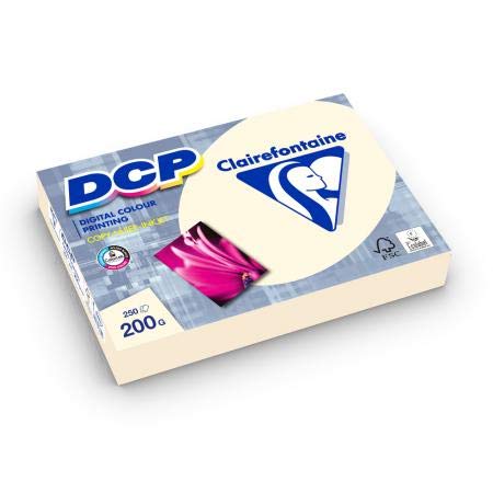 DCP Papier, elfenbeinfarben, A4, 200 g/m2, 250 Blatt von Clairefontaine