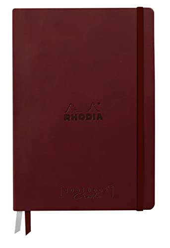 Clairefontaine Rhodia 194152C - Rhodiarama, Goalbook Creation DIN A5 mit festem Umschlag, 50 Blatt Lavis technique weiß blanko 200g, mit Gummizugverschluss, 1 Stück, Weinrot Clairefontaine Rhodia 194152C - Rhodiarama, Goalbook Creation DIN A5 mit festem Umschlag, 50 Blatt Lavis technique weiß blanko 200g, mit Gummizugverschluss, 1 Stück, Weinrot von Clairefontaine