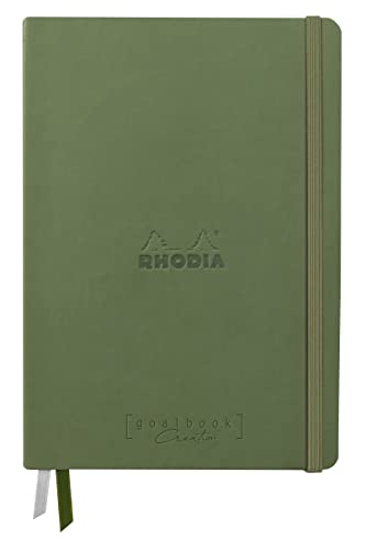 Clairefontaine Rhodia 194155C - Rhodiarama, Goalbook Creation DIN A5 mit festem Umschlag, 50 Blatt Lavis technique weiß blanko 200g, mit Gummizugverschluss, 1 Stück, Rosenquarz Clairefontaine Rhodia 194155C - Rhodiarama, Goalbook Creation DIN A5 mit festem Umschlag, 50 Blatt Lavis technique weiß blanko 200g, mit Gummizugverschluss, 1 Stück, Rosenquarz von Clairefontaine