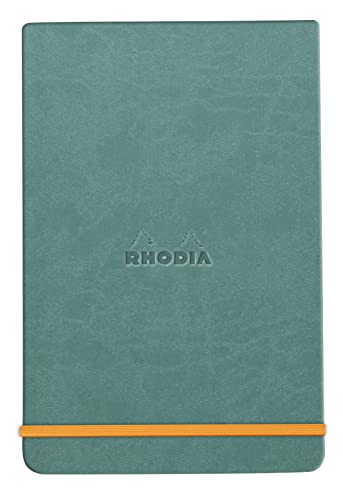Rhodia 194388C - Notizbuch Webnotepad DIN A5, 96 Blatt abtrennbar liniert 90 g, 1 Stück, Seegrün Rhodia 194388C - Notizbuch Webnotepad DIN A5, 96 Blatt abtrennbar liniert 90 g, 1 Stück, Seegrün von Rhodia