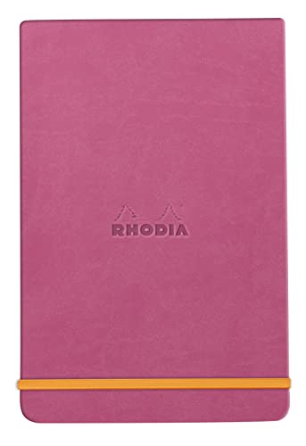 Rhodia 194395C - Notizbuch Webnotepad DIN A5, 96 Blatt abtrennbar liniert 90 g, 1 Stück, Fuchsia von Rhodia